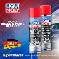 2 x Liqui Moly Rapid Brake & Parts Cleaner Acetone-Free Solvents 352g