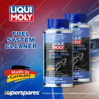 2 x LIQUI MOLY Motorbike 4 Stroke Fuel System & Valve Cleaner 125ml