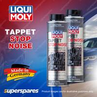2 x Liqui Moly Tappet Stop Noise Additive for Petrol & Diesel Engines 300ml