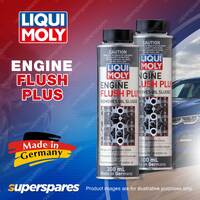 2 x Liqui Moly Engine Flush Plus - Highly Effective Cleaning Fluid 300ml
