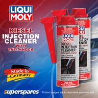2 x Liqui Moly Diesel Injection Cleaner with Anti-Knock Fuel Additive 250ml