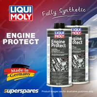 2 x Liqui Moly High Pressure Wear Protection Engine Protect Additive 500ml