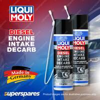 2 x Liqui Moly Diesel Engine Intake & Upper Cylinder Cleaner Decarb 326g