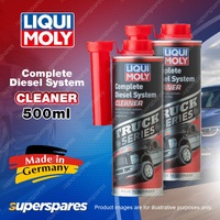 2 x Liqui Moly Truck Ser Complete Diesel System Cleaner 500ml for Diesel Engines