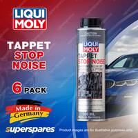 6 x Liqui Moly Tappet Stop Noise Additive for Petrol & Diesel Engines 300ml