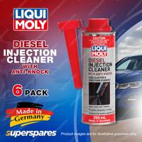6 x Liqui Moly Diesel Injection Cleaner with Anti-Knock Fuel Additive 250ml