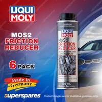 6 x Liqui Moly MoS2 Friction Reducer Additive 300ml Reduces Engine Wear