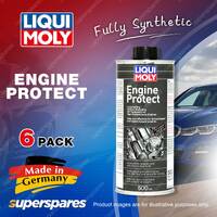 6 x LIQUI MOLY High Pressure Wear Protection Engine Protect Additive 500ml