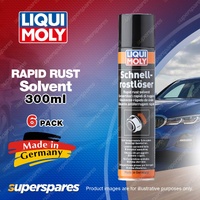 6 x Liqui Moly Rapid Rust Solvent 300ml - Infiltrates & Dissolves Rust