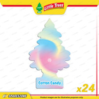 24 x Little Trees Cotton Candy Air Freshener - Car Truck Taxi Uber Home Office