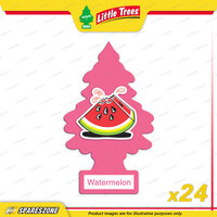24 x Little Trees Watermelon Air Freshener - Car Truck Taxi Uber Home Office