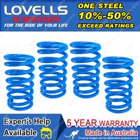 Front + Rear HD STD Coil Springs for Ford Falcon XE XF Sedan S Pack 6Cyl 82-88