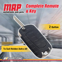 MAP Complete 2 Button Remote Shell & Key Replacement for Holden Astra AH