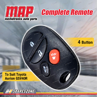 MAP Complete 4 Button Remote Replacement for Toyota Aurion GSV40R