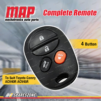 MAP Complete 4 Button Remote Replacement for Toyota Camry ACV40R ACV45R