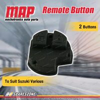 MAP 2 Button Round Car Remote Button Replacement for Suzuki Various