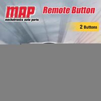 MAP 2 Button Round Key Fob Remote Button Replacement for Mitsubishi Various