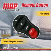 MAP 4 Button Kidney Shape Remote Button Replacement for Chrysler Various