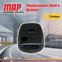 MAP 3 Button Replacement Shell & Buttons Incl 2 & 3 Button for Toyota Various