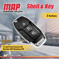 MAP 3 Button Shell & Key Replacement for Ford Everest UA Mondeo MD Mustang FM