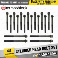 Cylinder Head Bolt Set for MITSUBISHI PAJERO NJ NK NL NM MK 4Cyl 2.8L