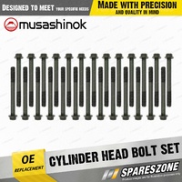 Cylinder Head Bolt Set for NISSAN CIVILIAN W40 W41 PATROL GQ Y60 GU Y61 6Cyl