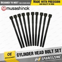Cylinder Head Bolt Set for TOYOTA CELICA ZZT231R COROLLA ZZE123R 4Cyl 1.8L