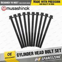 Cylinder Head Bolt Set for Mazda 2 DJ DL 1.5L P5-VPS I4 16V Hatch Sedan 2014-On