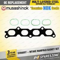 Exhaust + Intake Manifold Gasket Set for Ford Fiesta WP WQ WS 1.4L 1.6L 01-10