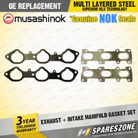 Exhaust + Intake Manifold Gasket for Holden Rodeo RA TF Frontera MX Jackaroo