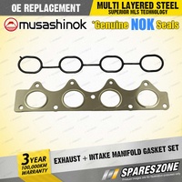 Exhaust + Intake Manifold Gasket Set for Hyundai Accent RB i20 PB i30 FD 08-On