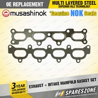 Exhaust + Intake Manifold Gasket Set for Mazda 323 BA 1.6L I4 16V 1994-1998