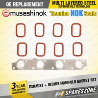 Exhaust + Intake Manifold Gasket Set for Mazda BT-50 UP UR 2.2L I4 16V 2011-On