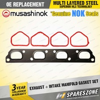 Exhaust + Intake Manifold Gasket Set for Mini Cooper R50 R52 One R50 1.6L I4 16V