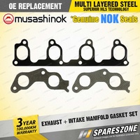 Exhaust + Intake Manifold Gasket Set for Seat Ibiza 6K 1.4L I4 8V 1995-1998