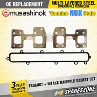Exhaust + Intake Manifold Gasket for Toyota Coaster BB 50R 58R 4.1L I4 16V 97-06