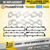 Exhaust + Intake Manifold Gasket for Toyota Landcruiser VDJ 76 78 79 200 4.5L