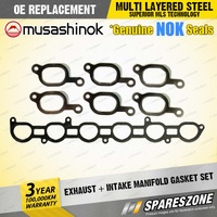 Exhaust + Intake Manifold Gasket for Volvo S80 P80 XC90 T6 2.8 2.9L I6 24V 98-06