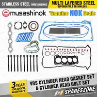 VRS Plastic Rocker Head Gasket Set + Bolts for Nissan Navara D40 Pathfinder R51