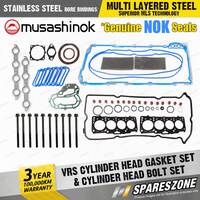 VRS Cylinder Head Gasket Set + Bolts for Holden Commodore Calais Crewman VE VZ