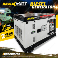 Maxwatt 10kVA 8500W Air Cooled Diesel Generator with 2 Wire Auto Start