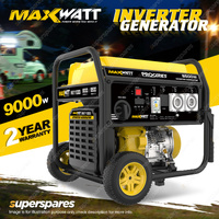 Maxwatt 9000W Inverter Generator Pure Sine Wave with 4 in 1 Digital Meter