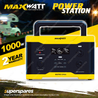 Maxwatt 1000W Rated Compact Portable Power Station for Outdoor Adventure