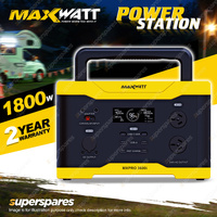 Maxwatt 1800W Rated Compact Portable Power Station for Outdoor Adventure