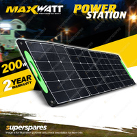 Maxwatt 200W Foldable Solar Panel and Carry Bag Home Caravan Camping