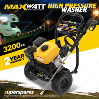 Maxwatt 3200PSI Petrol High Pressure Washer with Integrated Detergent Tank