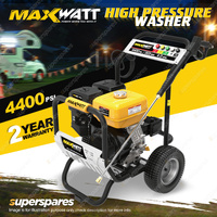 Maxwatt 4400PSI Petrol High Pressure Washer with Turbo Nozzel and Floor Scrubber