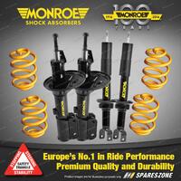 Monroe Shocks & King Lower Springs for Ford Falcon Fairmont AU 6CYL 8CYL IRS Sdn