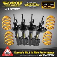 Monroe Shocks & King Lower Springs for Ford Falcon Fairmont AUII AUIII IRS Sdn