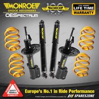 Monroe Shocks & King Lower Springs for Ford Falcon Fairmont BA BAII BF BFII XT